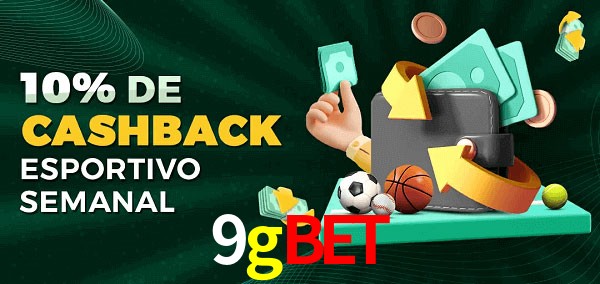 10% de bônus de cashback na 9gbet